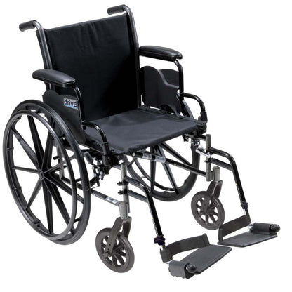 Cruiser III,18" Light Weight Flip Back, Swing Footrest